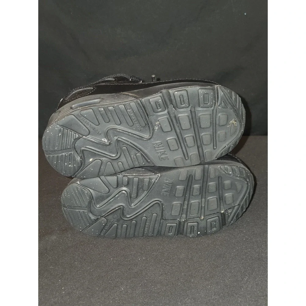 Nike Air Max 90 Leather Black‎ Toddler Sneakers Shoes Size 8C CD6868-001